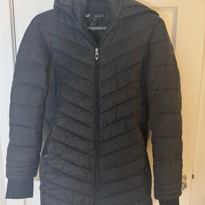 Spyder Women's Charcoal Puffer Coat